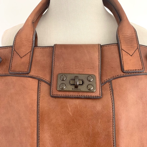 FOSSIL | Brown Leather Bag - Picture 9 of 15
